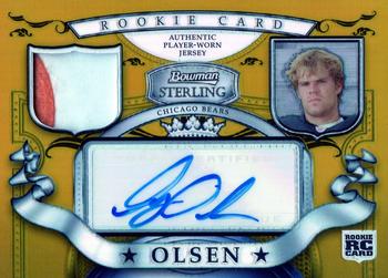 2007 Bowman Sterling - Gold Relic Autographs #BSG-GO Greg Olsen Front