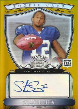2007 Bowman Sterling - Gold Rookie Autographs #BSGA-SS Steve Smith Front