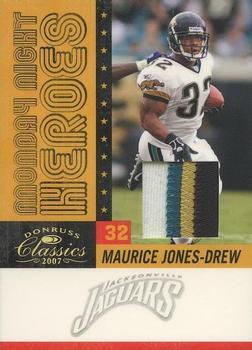 2007 Donruss Classics - Monday Night Heroes Jerseys Prime #MNH-19 Maurice Jones-Drew Front