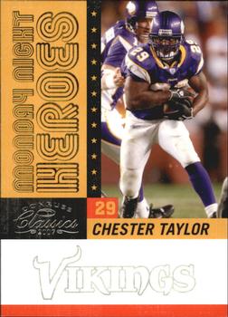 2007 Donruss Classics - Monday Night Heroes Silver #MNH-1 Chester Taylor Front