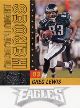 2007 Donruss Classics - Monday Night Heroes Silver #MNH-4 Greg Lewis Front