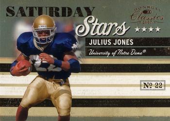 2007 Donruss Classics - Saturday Stars Bronze #SS-26 Julius Jones Front