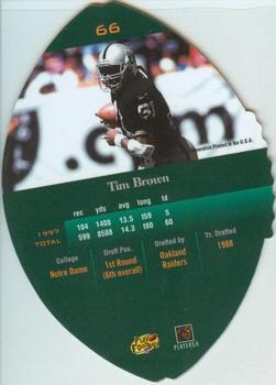 1998 Playoff Contenders - Leather #66 Tim Brown Back
