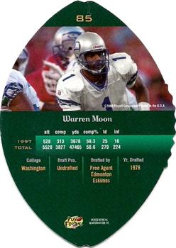 1998 Playoff Contenders - Leather #85 Warren Moon Back