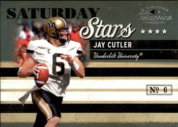 2007 Donruss Classics - Saturday Stars Silver #SS-5 Jay Cutler Front