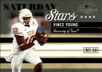 2007 Donruss Classics - Saturday Stars Silver #SS-14 Vince Young Front