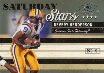 2007 Donruss Classics - Saturday Stars Silver #SS-16 Devery Henderson Front