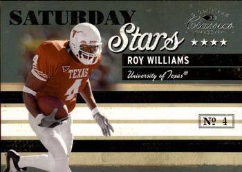 2007 Donruss Classics - Saturday Stars Silver #SS-24 Roy Williams Front