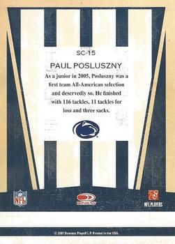 2007 Donruss Classics - School Colors #SC-15 Paul Posluszny Back