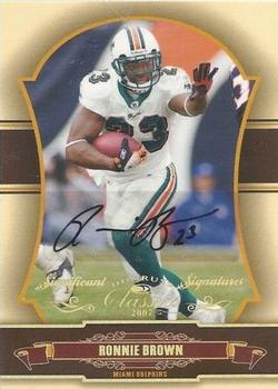 2007 Donruss Classics - Significant Signatures Gold #54 Ronnie Brown Front