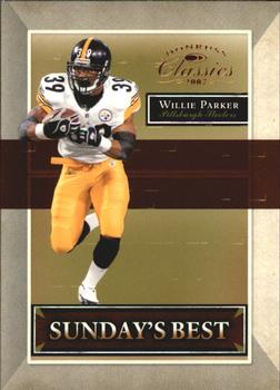 2007 Donruss Classics - Sunday's Best Bronze #SB-6 Willie Parker Front