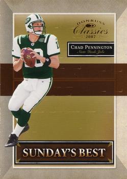 2007 Donruss Classics - Sunday's Best Bronze #SB-25 Chad Pennington Front