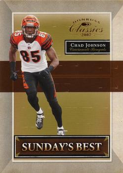 2007 Donruss Classics - Sunday's Best Bronze #SB-38 Chad Johnson Front