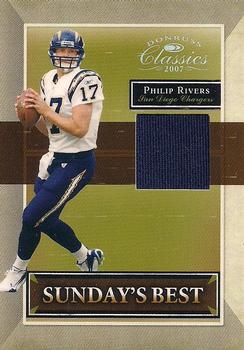 2007 Donruss Classics - Sunday's Best Jerseys #SB-17 Philip Rivers Front