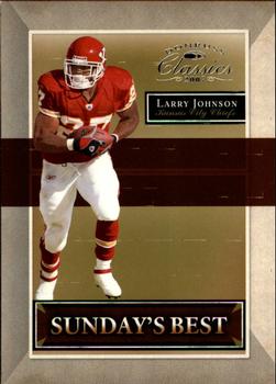 2007 Donruss Classics - Sunday's Best Silver #SB-15 Larry Johnson Front