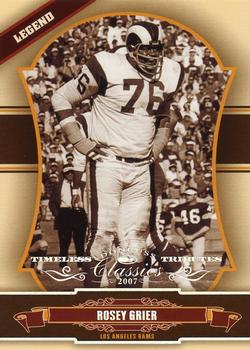 2007 Donruss Classics - Timeless Tributes Silver #144 Rosey Grier Front