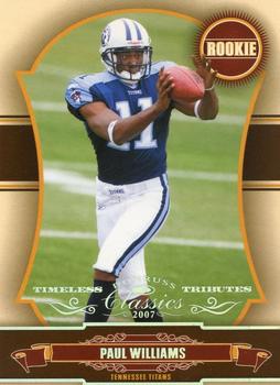 2007 Donruss Classics - Timeless Tributes Silver #187 Paul Williams Front