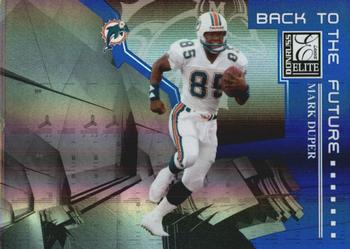 2007 Donruss Elite - Back to the Future Blue #BTF-23 Mark Duper / Chris Chambers Front