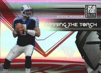 2007 Donruss Elite - Passing the Torch Red #PT-1 Steve McNair Front