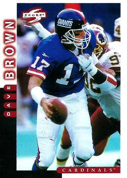 1998 Score #163 Dave Brown Front