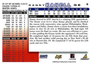 1998 Score #6 Danny Kanell Back