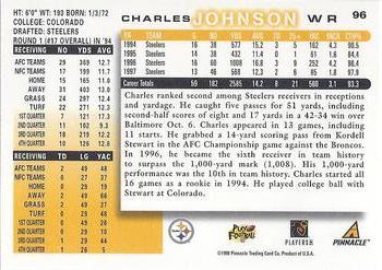1998 Score #96 Charles Johnson Back