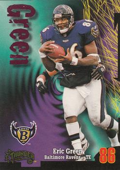 1998 SkyBox Thunder #99 Eric Green Front