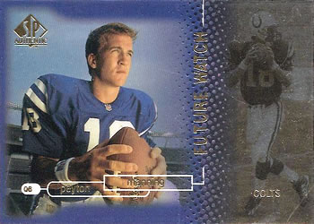 1998 SP Authentic #14 Peyton Manning Front