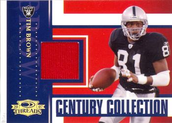 2007 Donruss Threads - Century Collection Materials #CC-13 Tim Brown Front