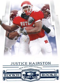 2007 Donruss Threads - Retail Blue #157 Justise Hairston Front