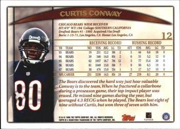 1998 Topps #12 Curtis Conway Back