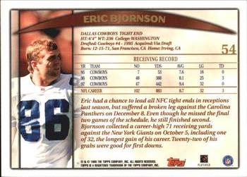 1998 Topps #54 Eric Bjornson Back