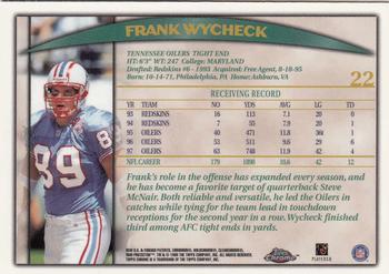 1998 Topps Chrome #22 Frank Wycheck Back