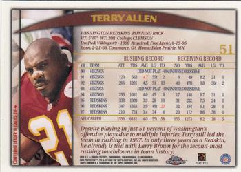 1998 Topps Chrome #51 Terry Allen Back