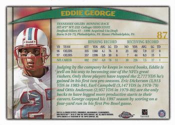 1998 Topps Chrome #87 Eddie George Back