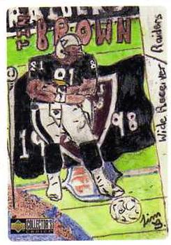 1998 UD Choice #241 Tim Brown Front