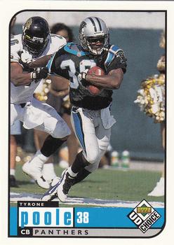 1998 UD Choice #29 Tyrone Poole Front