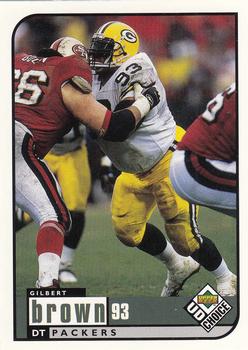 1998 UD Choice #65 Gilbert Brown Front