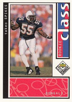 1998 UD Choice #219 Takeo Spikes Front