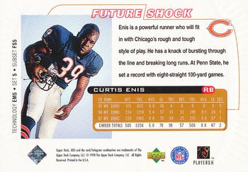 1998 Upper Deck UD3 #5 Curtis Enis Back