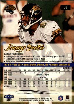 1998 Ultra #26 Jimmy Smith Back