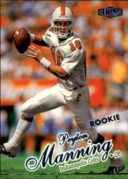 1998 Ultra #201 Peyton Manning Front