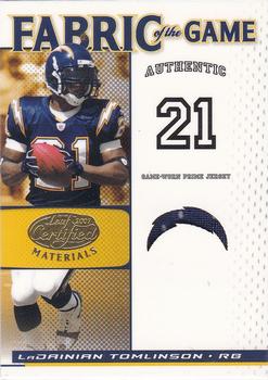 2007 Leaf Certified Materials - Fabric of the Game Team Logo #FOG-52 LaDainian Tomlinson Front