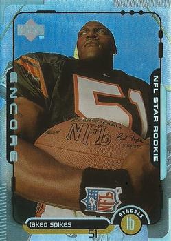 1998 Upper Deck Encore #9 Takeo Spikes Front