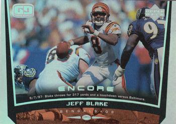 1998 Upper Deck Encore #54 Jeff Blake Front