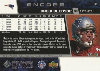 1998 Upper Deck Encore #95 Drew Bledsoe Back