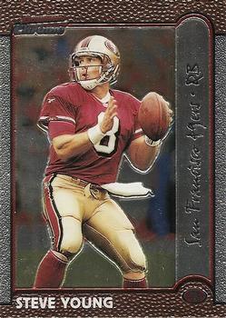 1999 Bowman Chrome #130 Steve Young Front