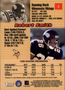 1999 Bowman's Best #3 Robert Smith Back