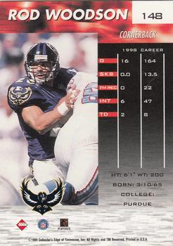1999 Collector's Edge Fury #148 Rod Woodson Back