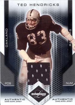 2007 Leaf Limited - Threads #193 Ted Hendricks Front